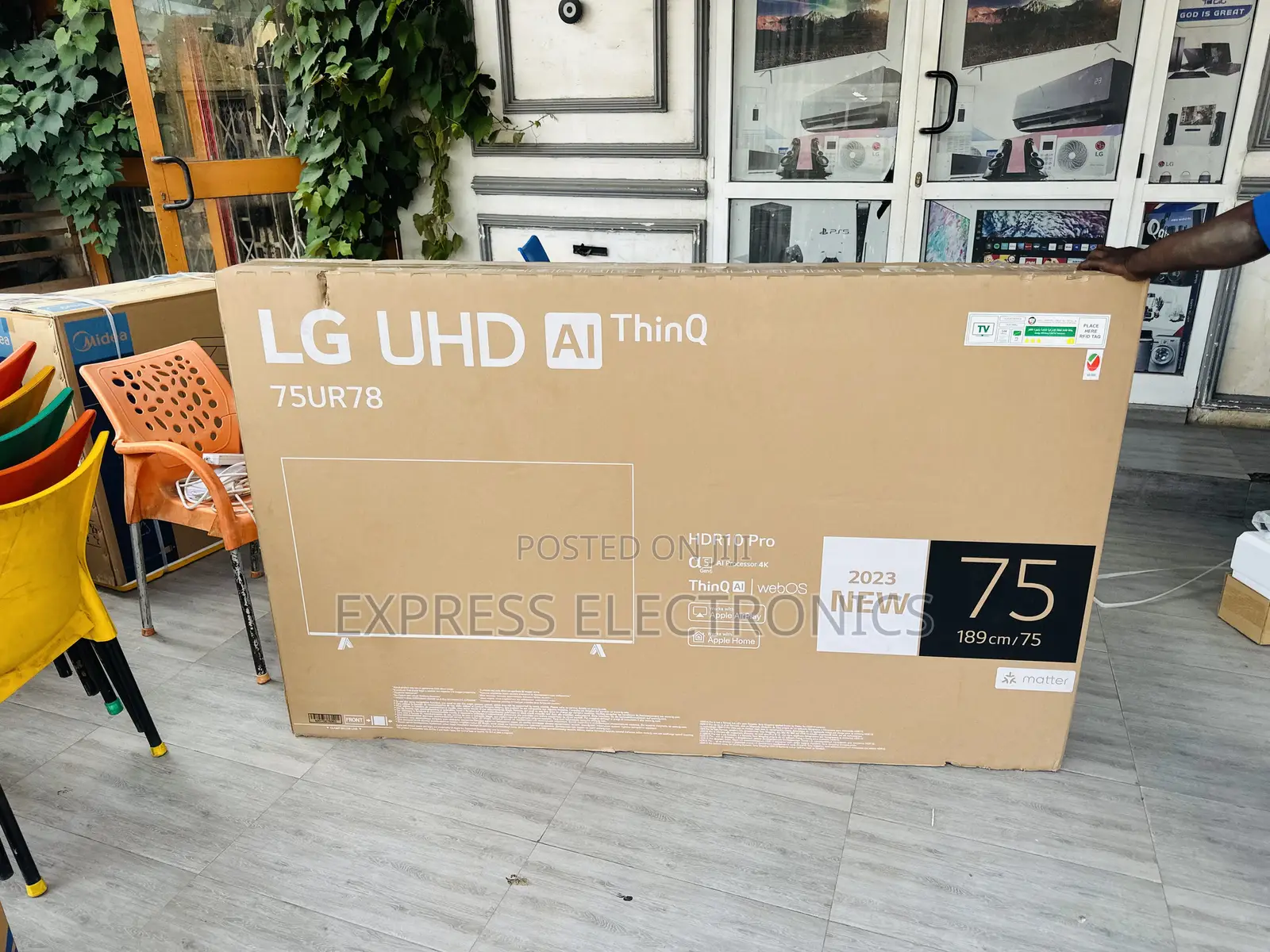 Quality Display Uhd Smart Lg 75”Ur7800