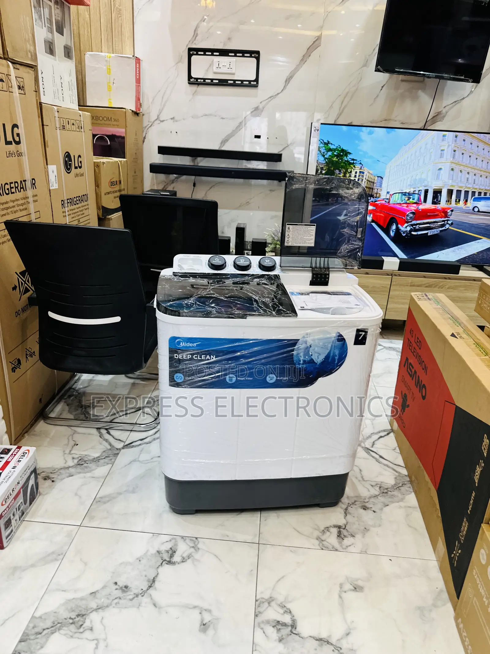 7kg Topload Twin Tub Washing Machine MIDEA