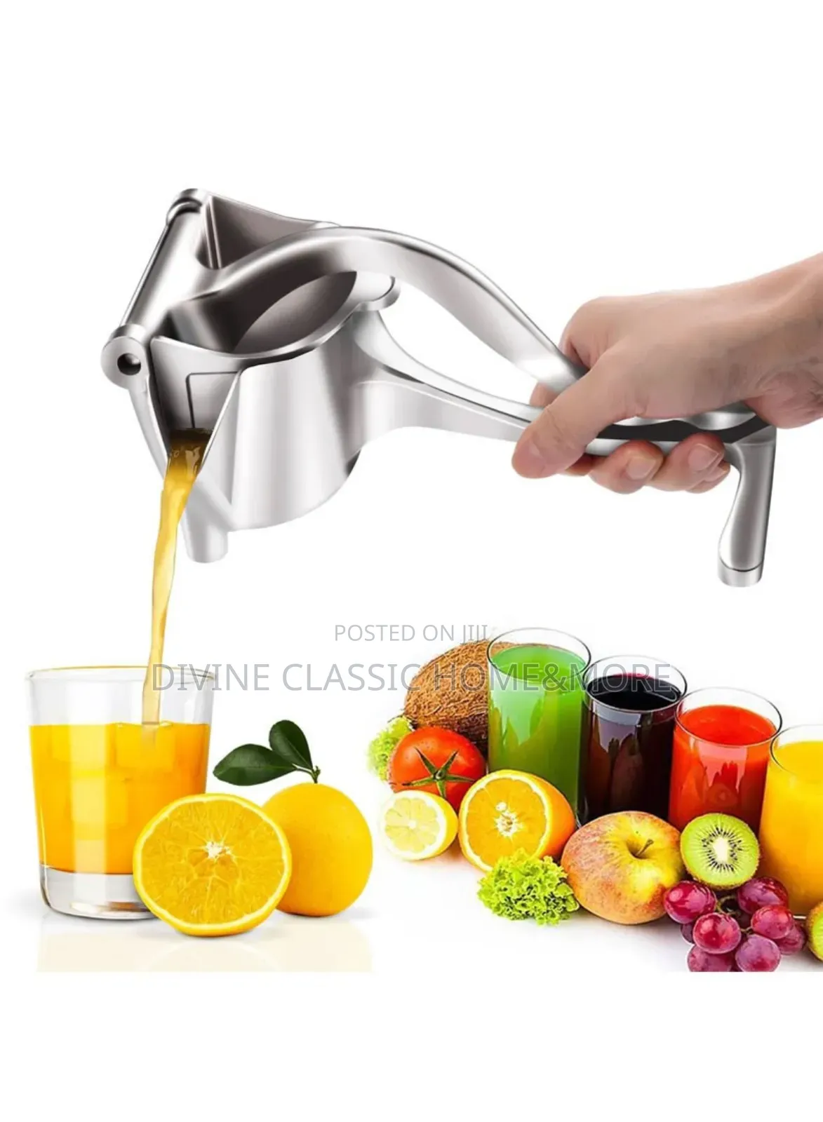 Manual Aluminium Fruit Press Citrus Juicer(Large)