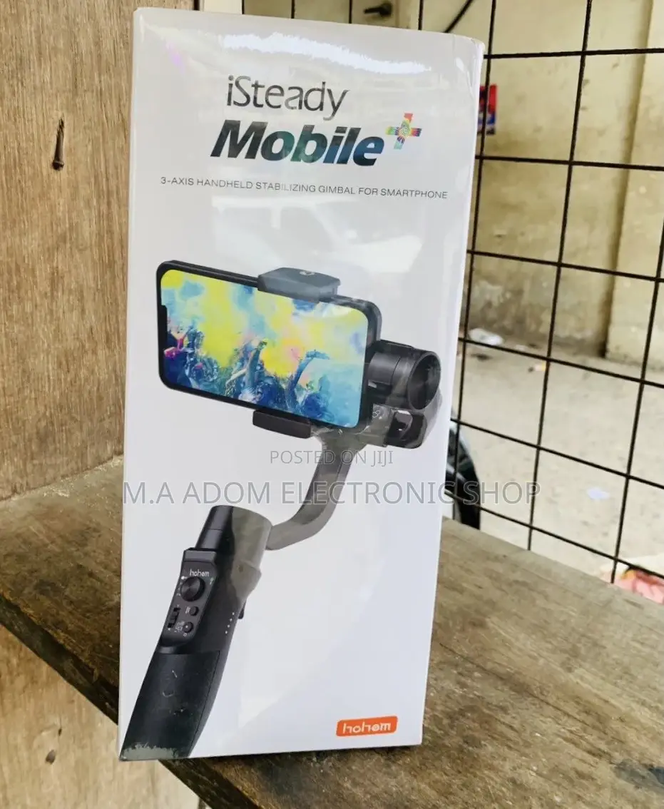 Latest Hohem Isteady 3 Axis Mobile Gimbal(Black).