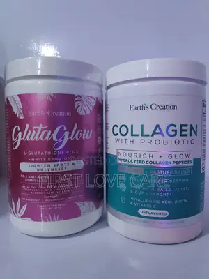 Earth's Creation Collagen and Earth Creation Gluta Glow