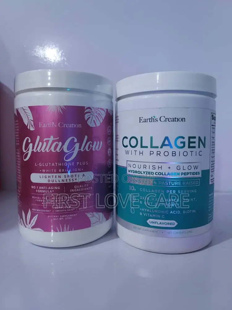 Earth's Creation Collagen and Earth Creation Gluta Glow
