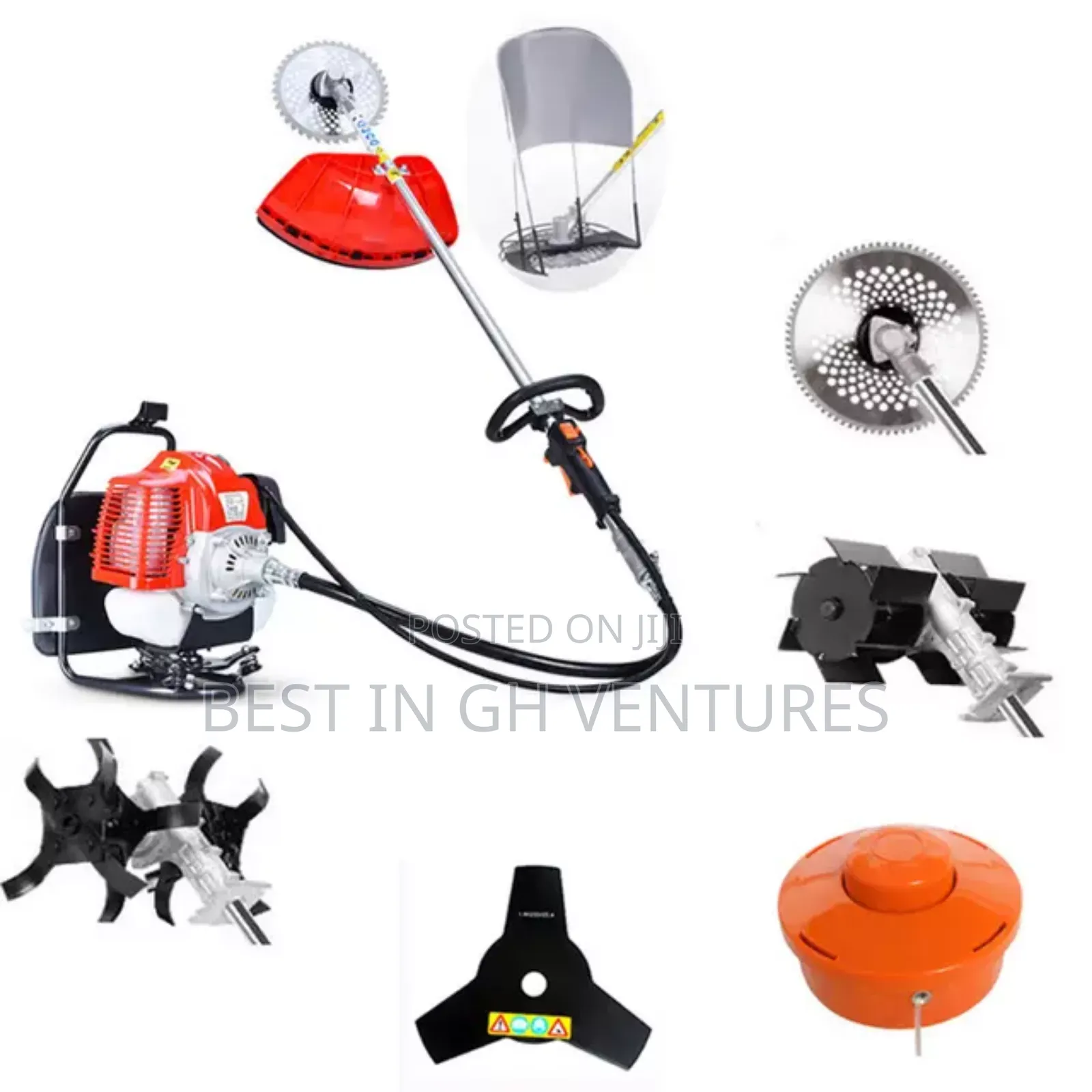 7 in 1 With Rice Harvester Brush Cutter Weeding Machines