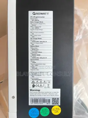 Growatt 5kw 48v Hybrid Inverter