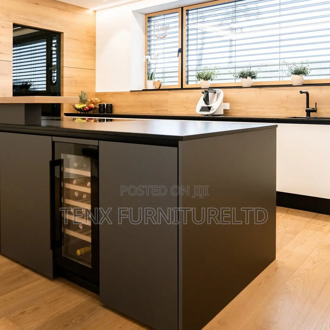 Kitchen Cabinet With Island (Hidden Compartment)