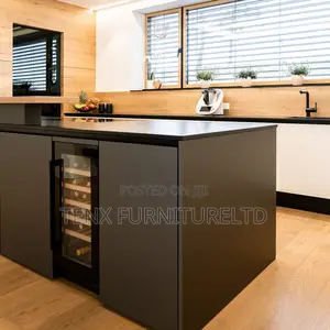 Kitchen Cabinet With Island (Hidden Compartment)