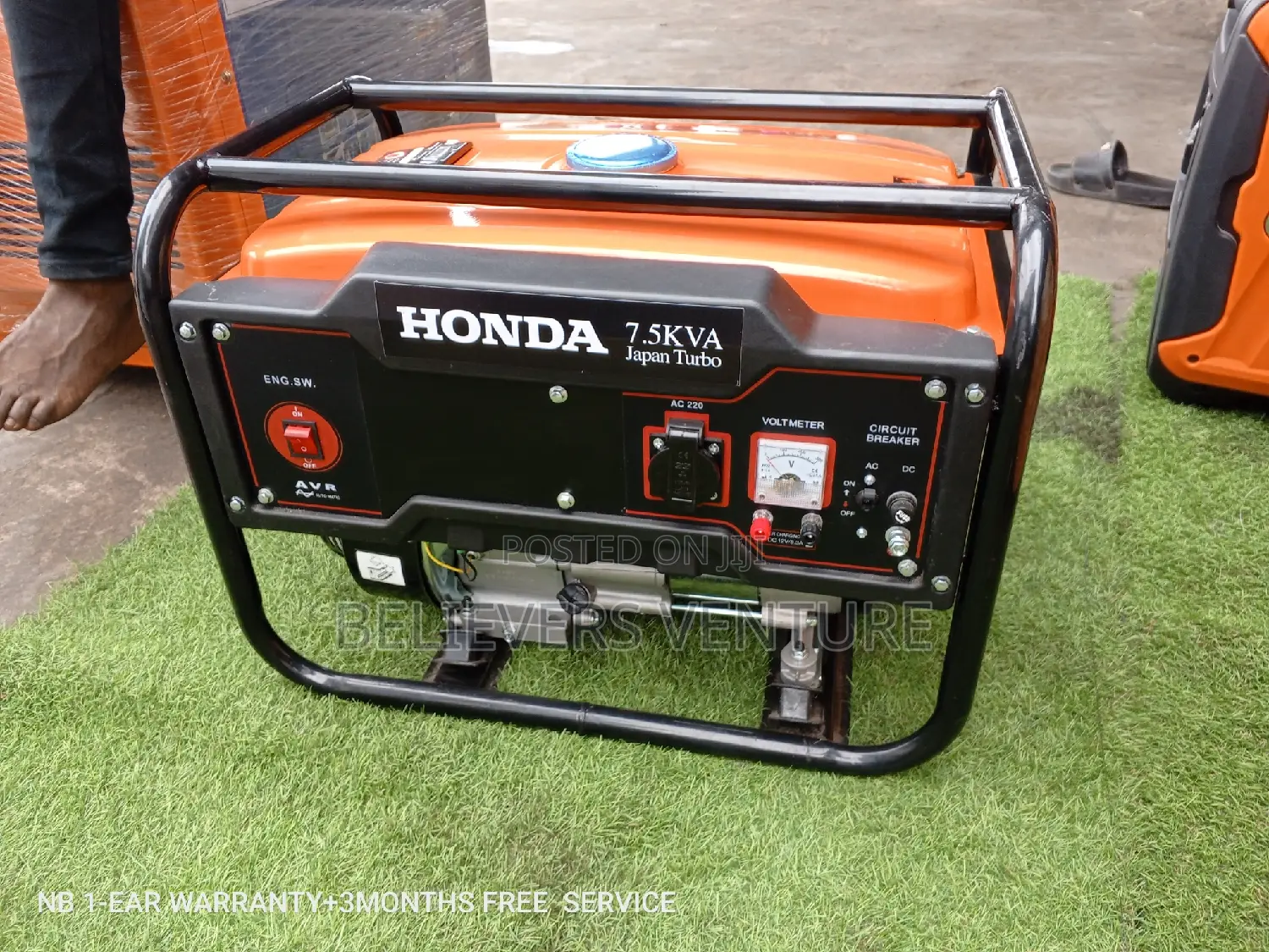 Generator 7.5kw 8500W Pull Start Silent Petrol Honda Quality