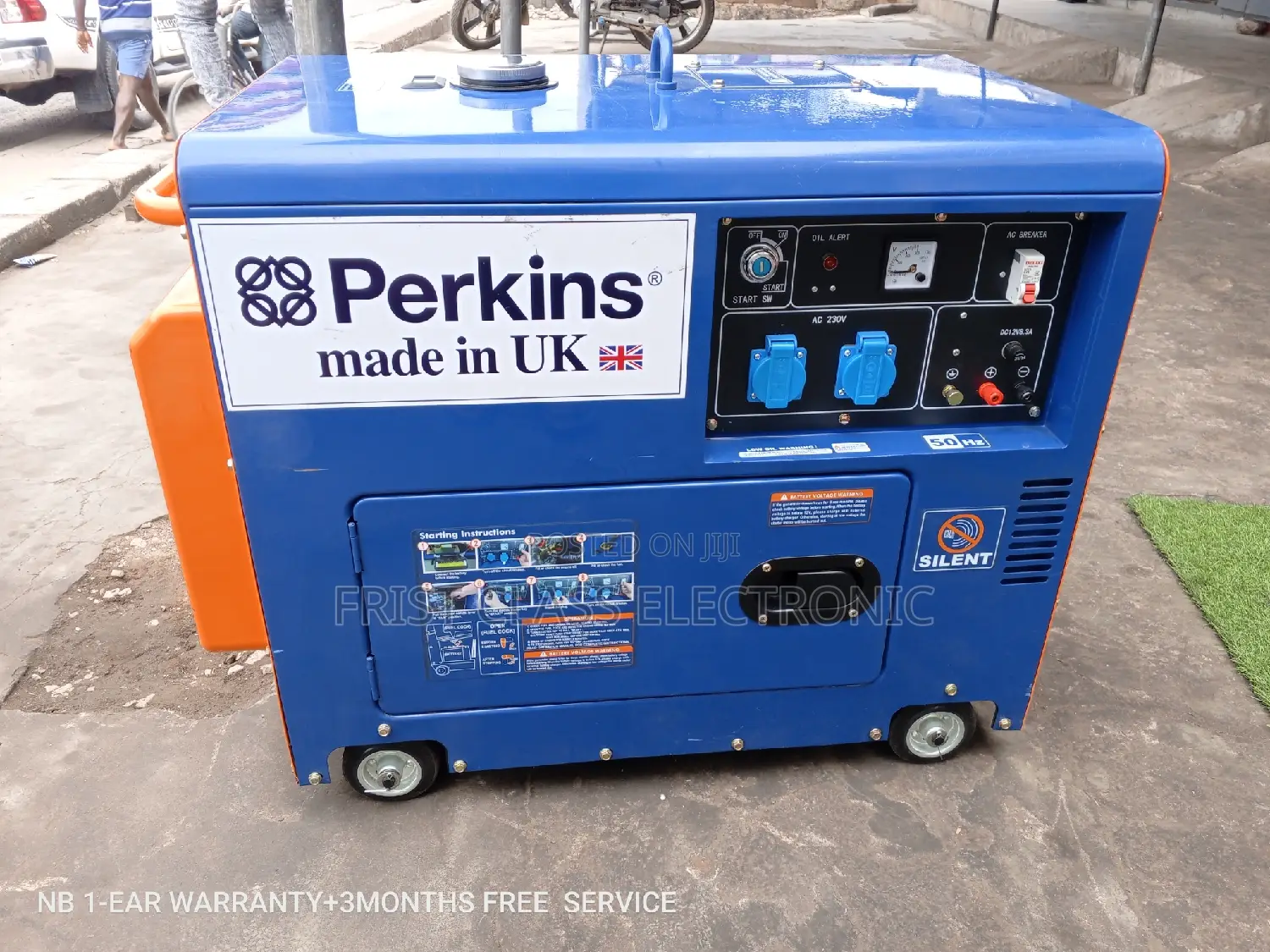 Perkins Generator 10kw 13000W Silent Diesel Keystart Geneset