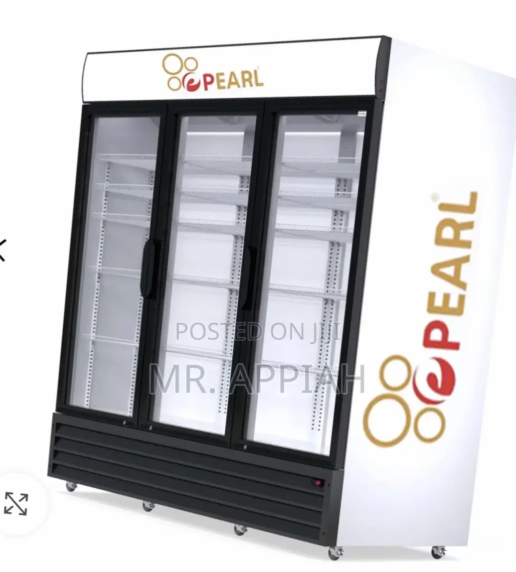Check Out Original Pearl 950L 3 Door Display Fridge,PVC-150