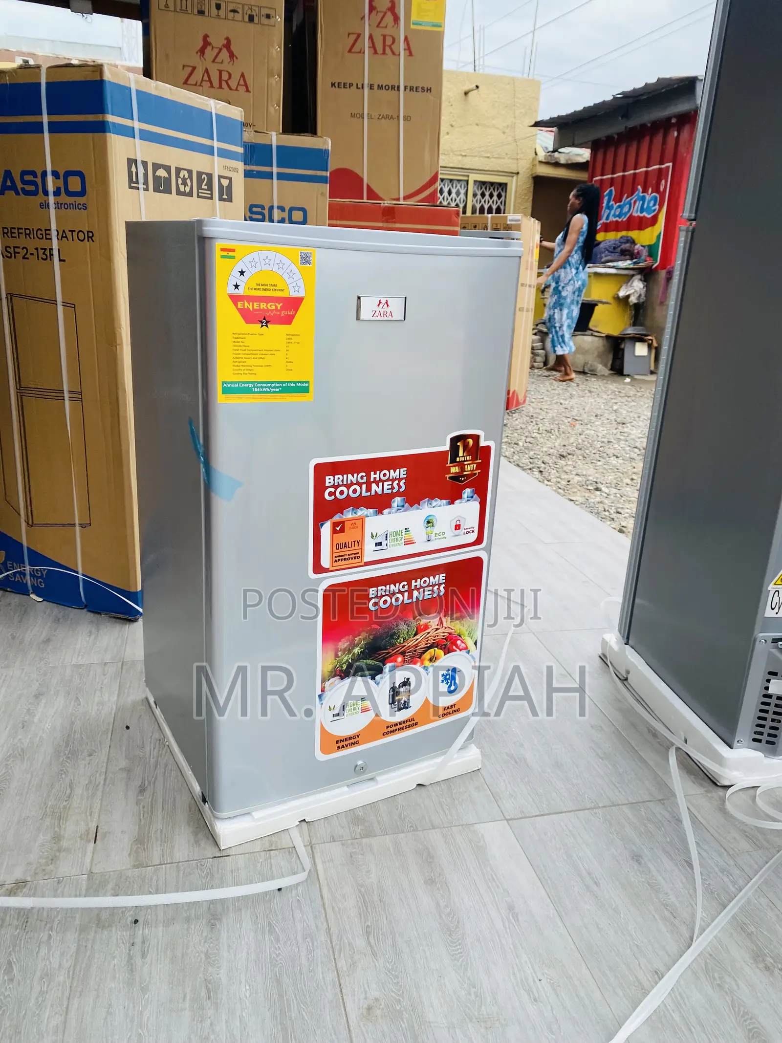 Check Out Zara Single Door Table Top Electric Fridge.
