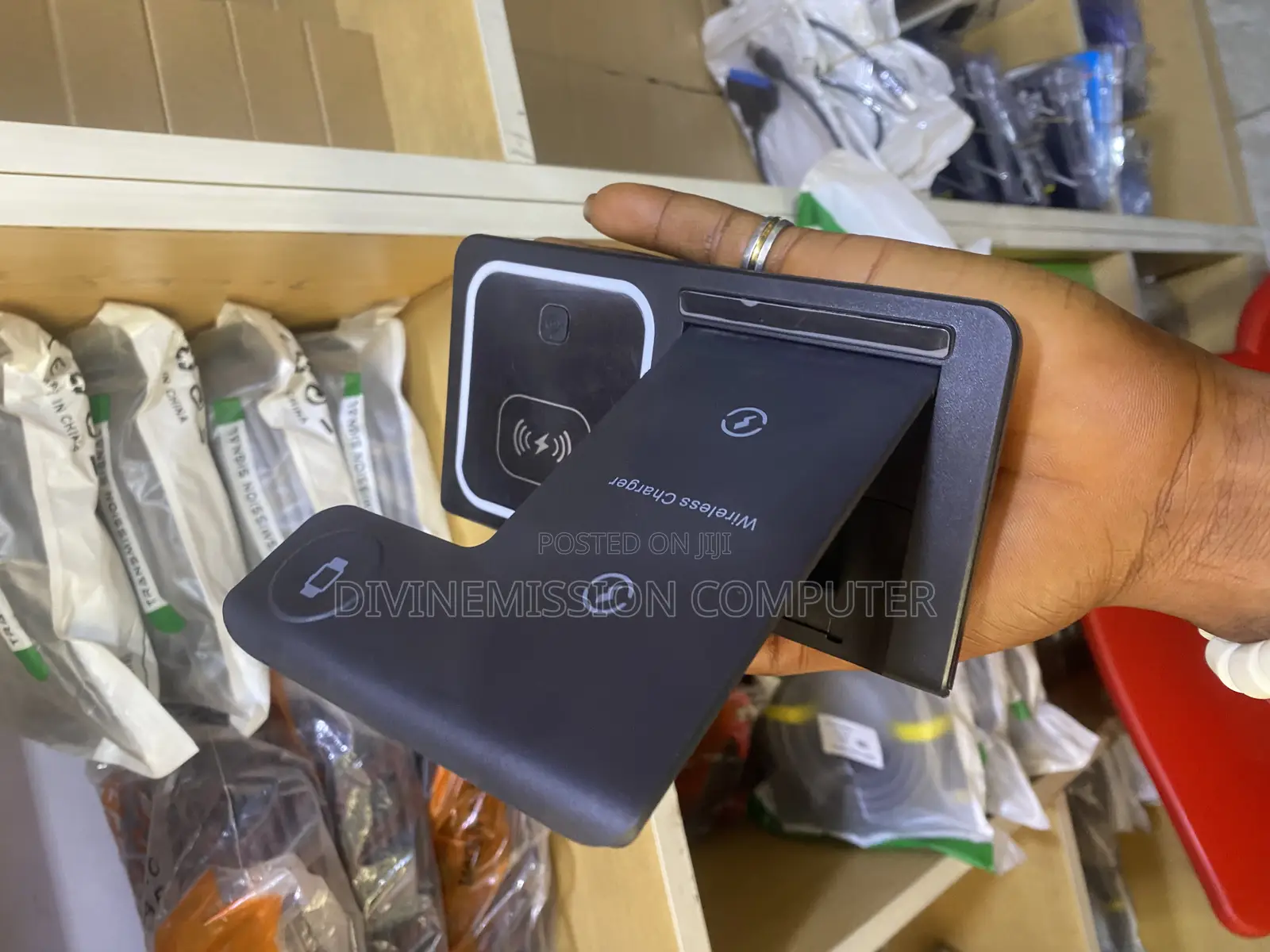 3 in 1 Wireless Charger (Foldable) for Phones,Apple Watch,