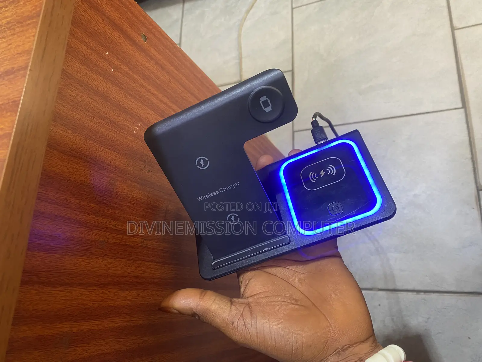 3 in 1 Wireless Charger (Foldable) for Phones,Apple Watch,
