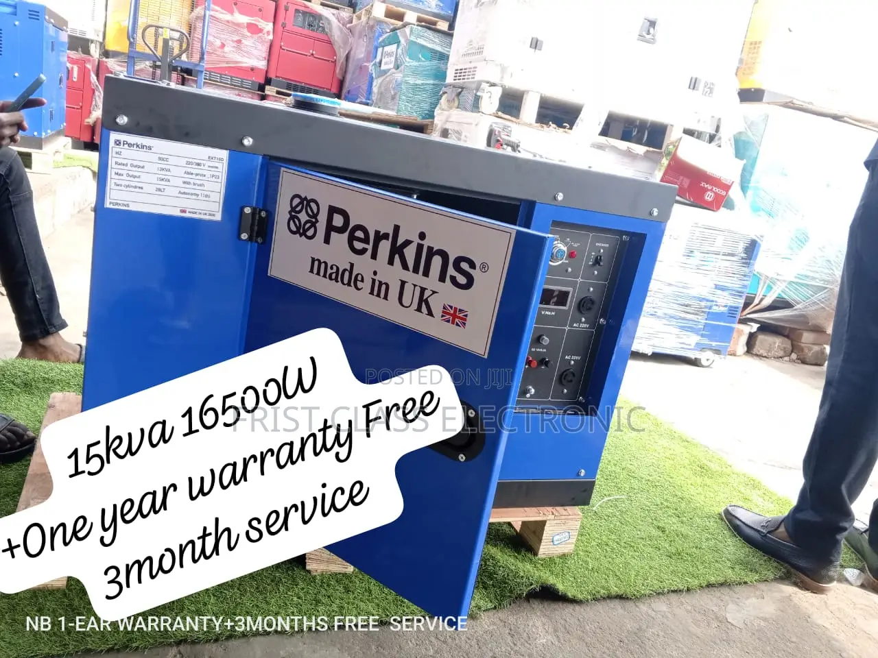 Perkins Generator Silent Diesel 15kw 16500W Affordable
