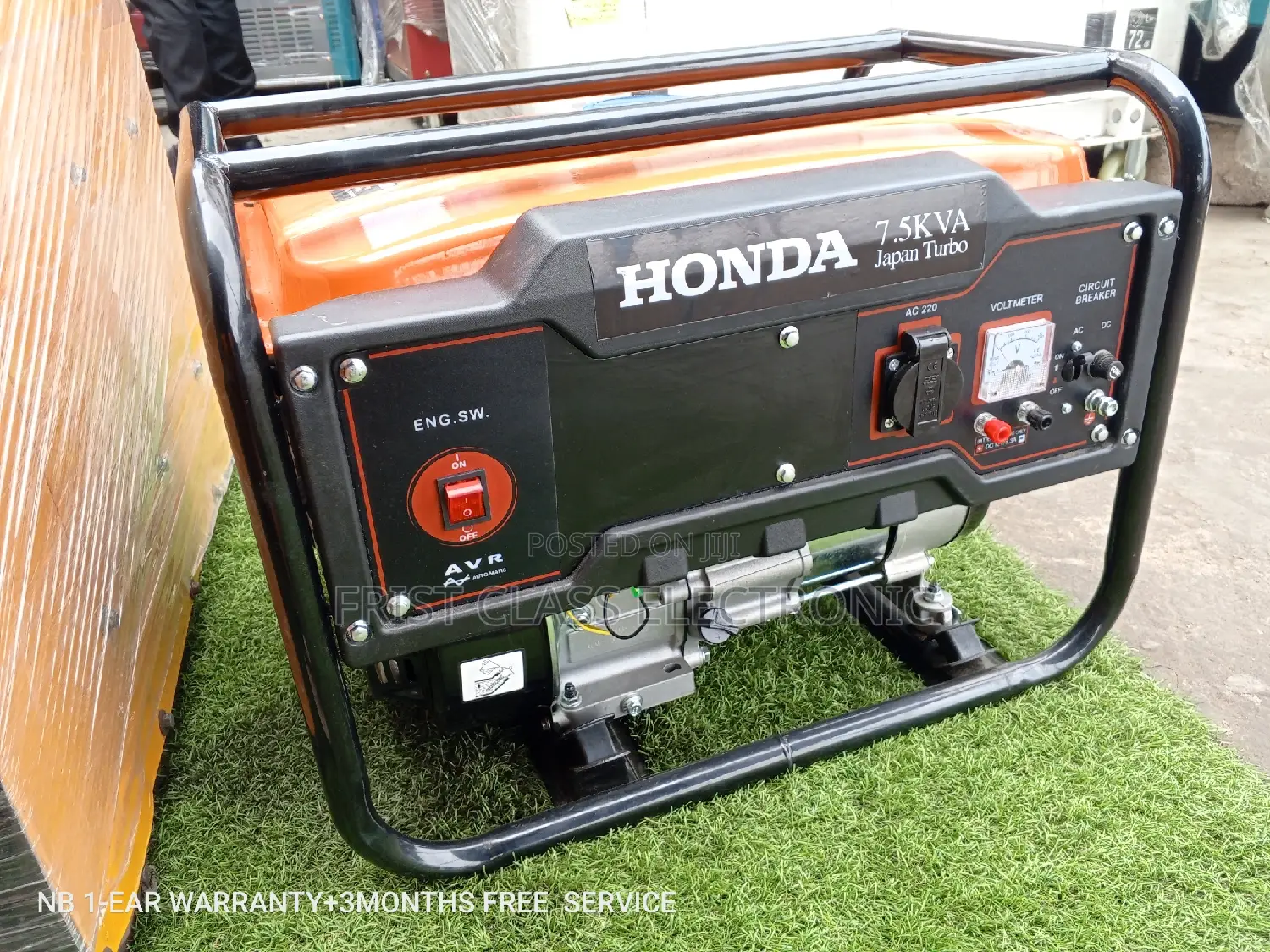 7.5kw 8500W Honda Generator Silent Petrol Pull Start Geneset