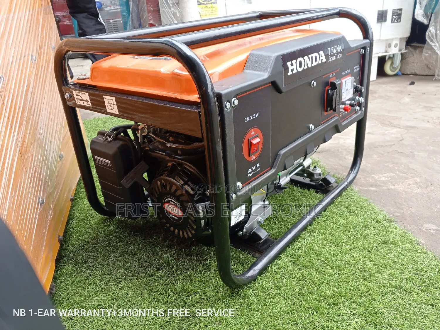 Brand New Honda Geneset 7.5kw 8500W Silent Petrol Pullstart
