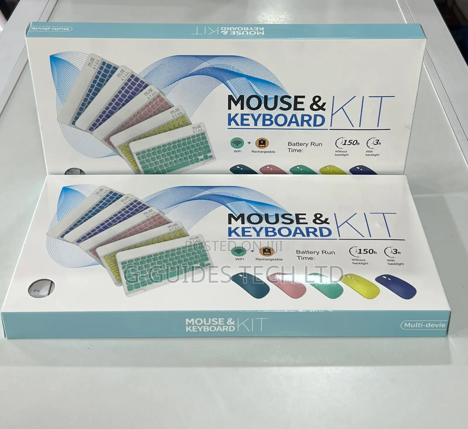 Rechargeable Bluetooth Wireless Keyboard and Mouse