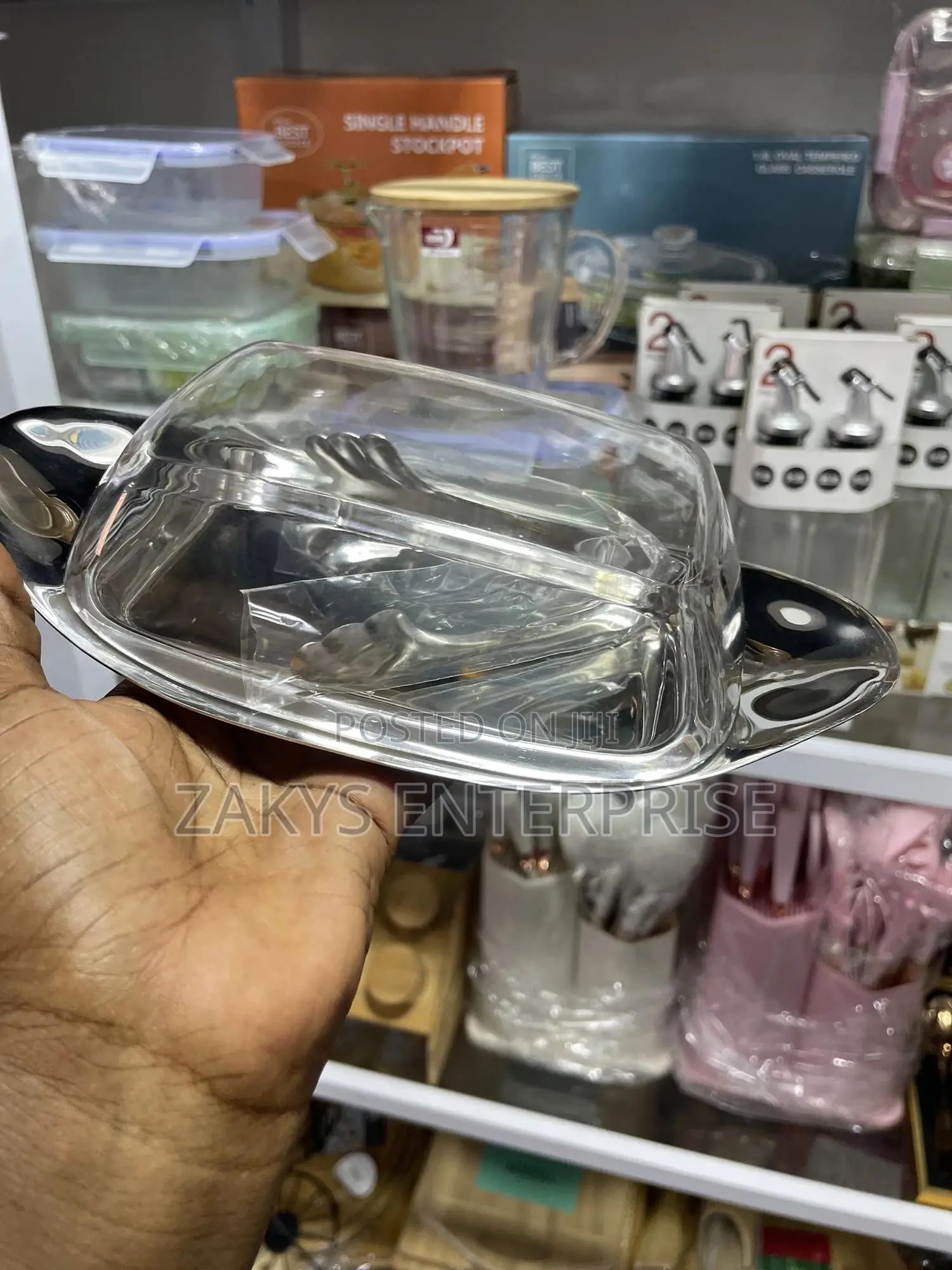 Stainless Steel Butter Dish