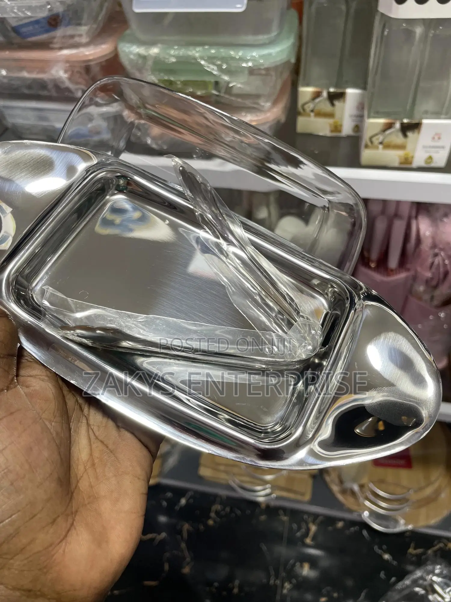 Stainless Steel Butter Dish