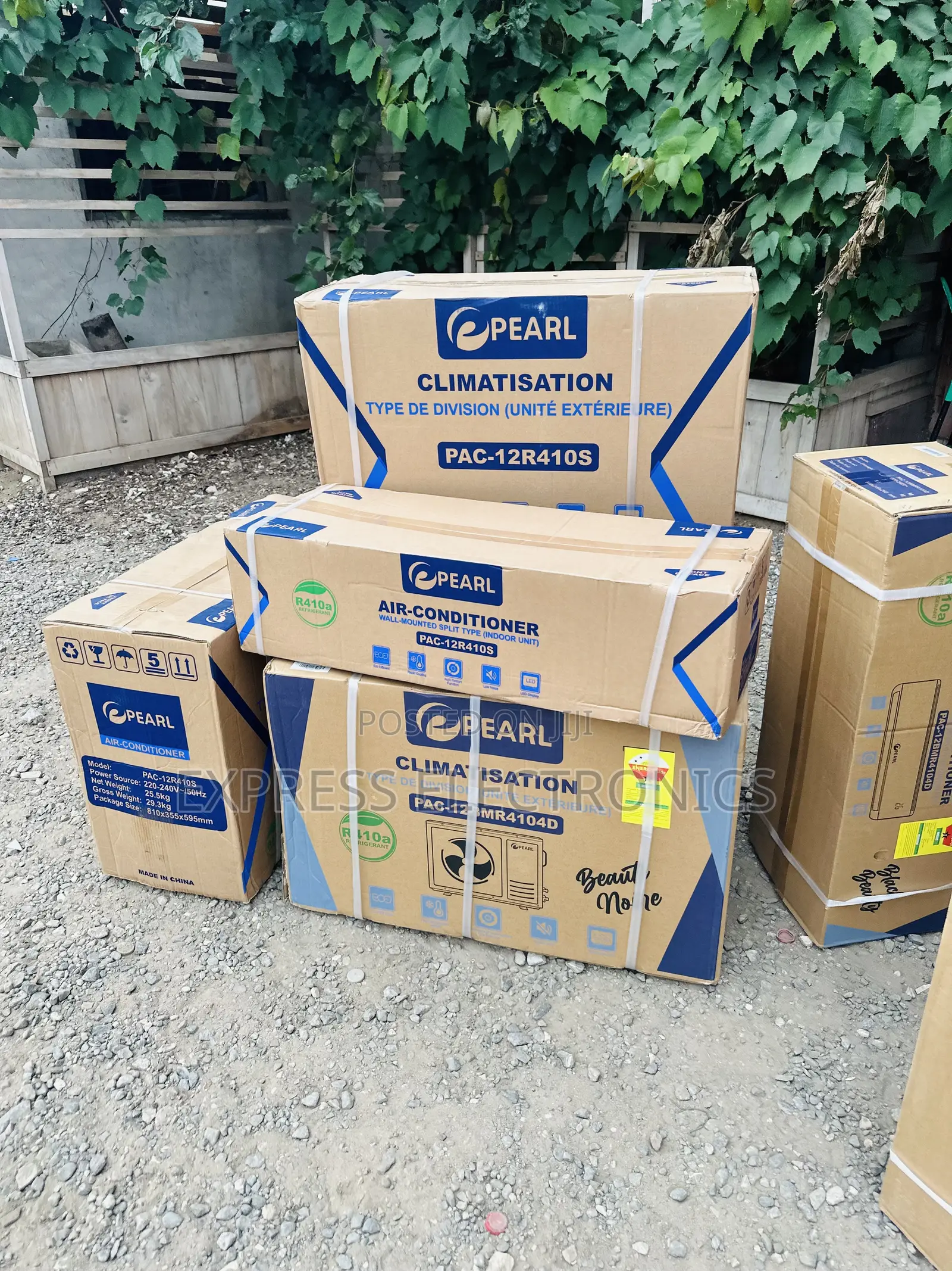 Quite Operation Split R410 Gas Pearl Black 1.5hp