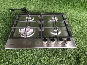 Easy Cleaning Midea 60G40ME 60x51cm 4 Burner Gas Hob