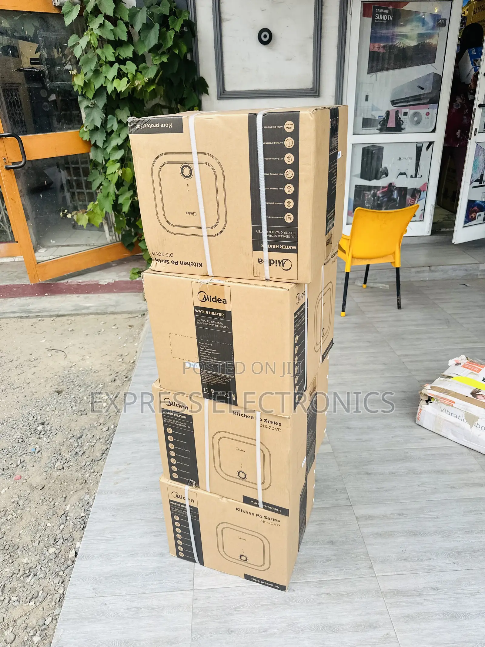 Available Now White Midea Water Electric Heater  