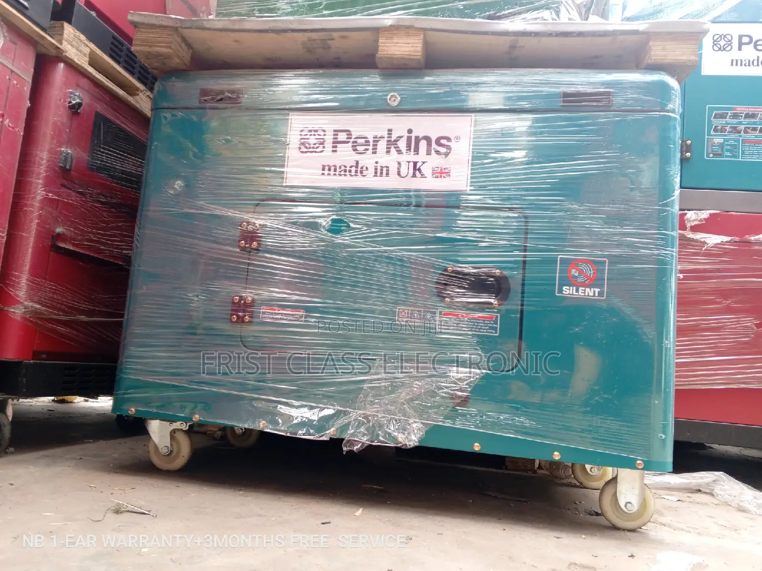 Perkins Generator Silent Diesel Geneset Keystart UK Made
