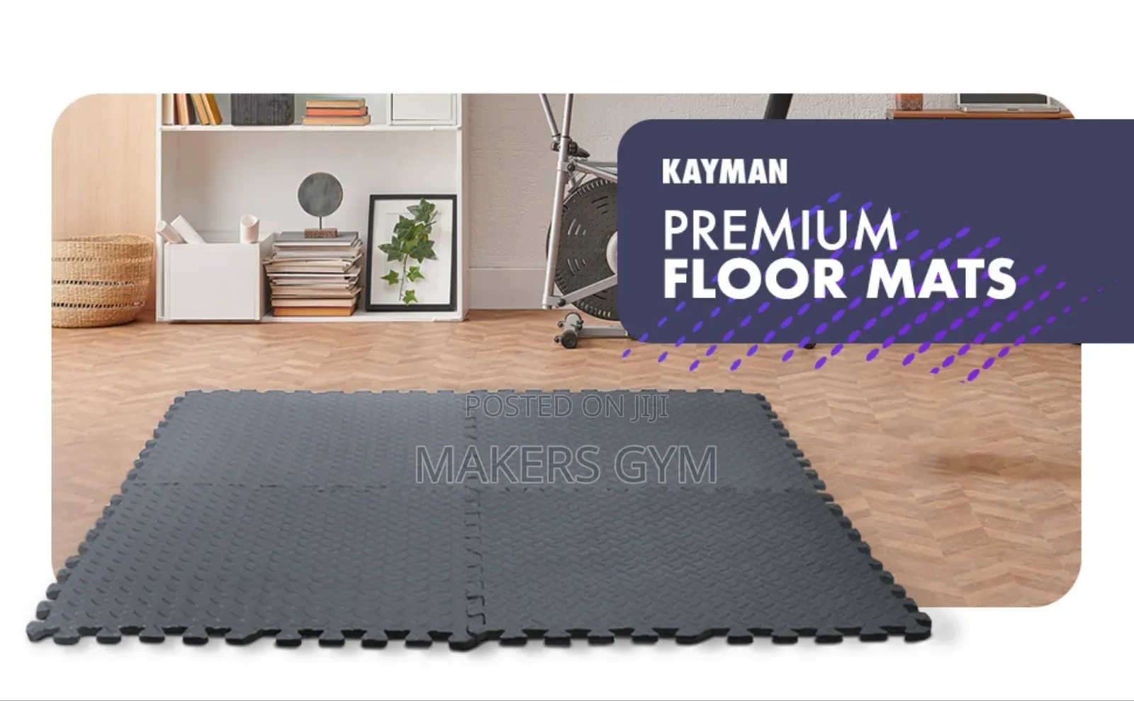 Weight Gym Floor Interlocking Pads(60cm)