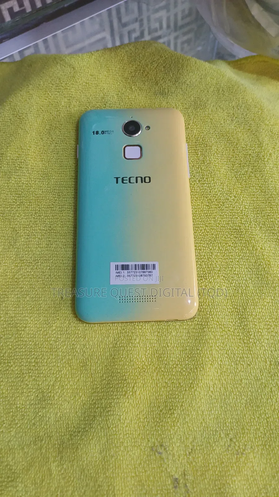 Tecno A7 32 GB Yellow