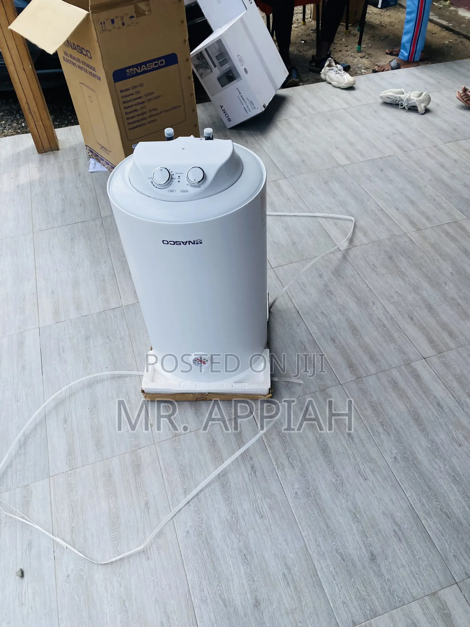 Purchase Original Nasco 50L Electric Water Heater(Black).