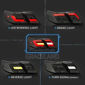 Original LED Tail Lights for Toyota Camry 2007-2011 With 3D