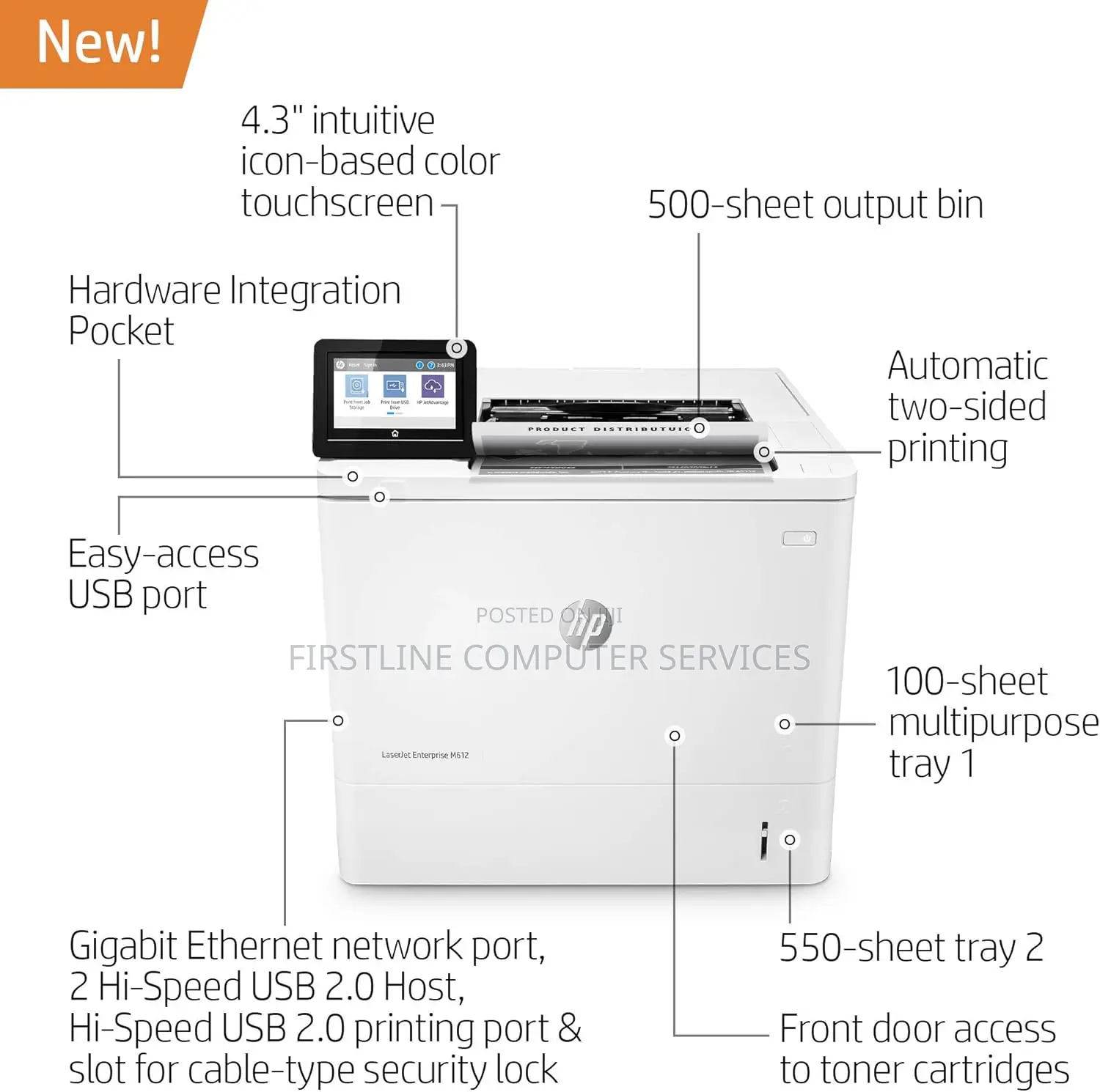 Hp Laserjet Enterprise M612dn