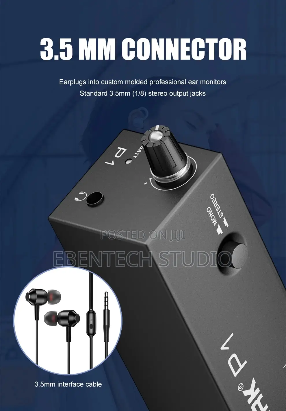 G-Mark P1 in Ear Amplifier Personal in Ear Monitor Amp