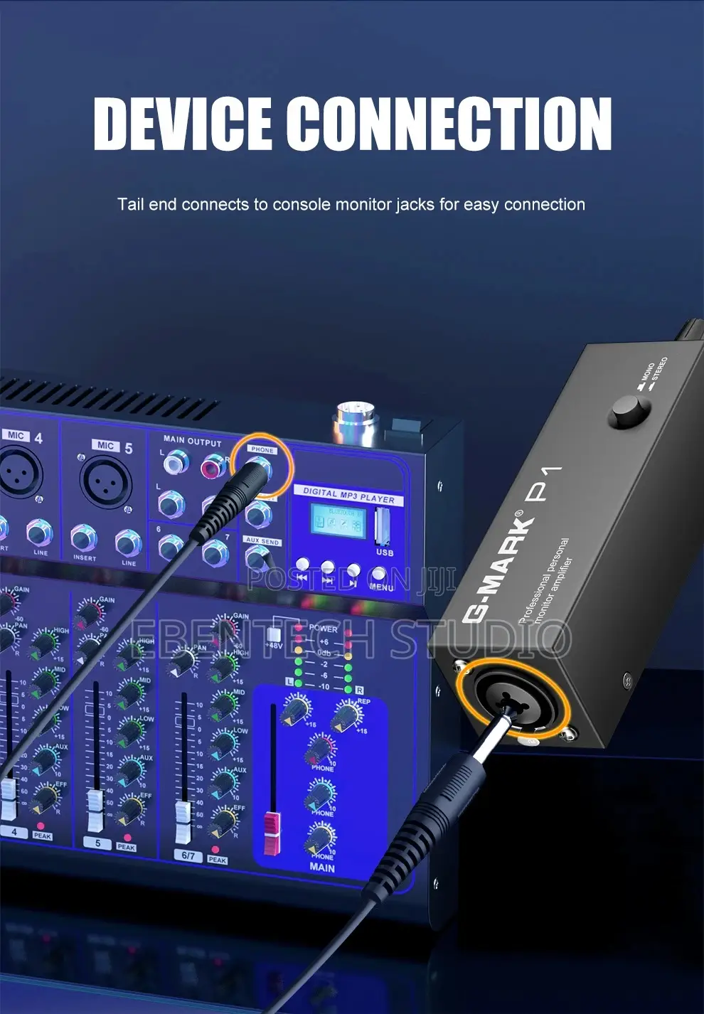 G-Mark P1 in Ear Amplifier Personal in Ear Monitor Amp
