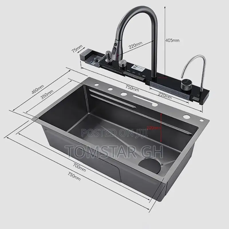 LED Kitchen Luxury Sink