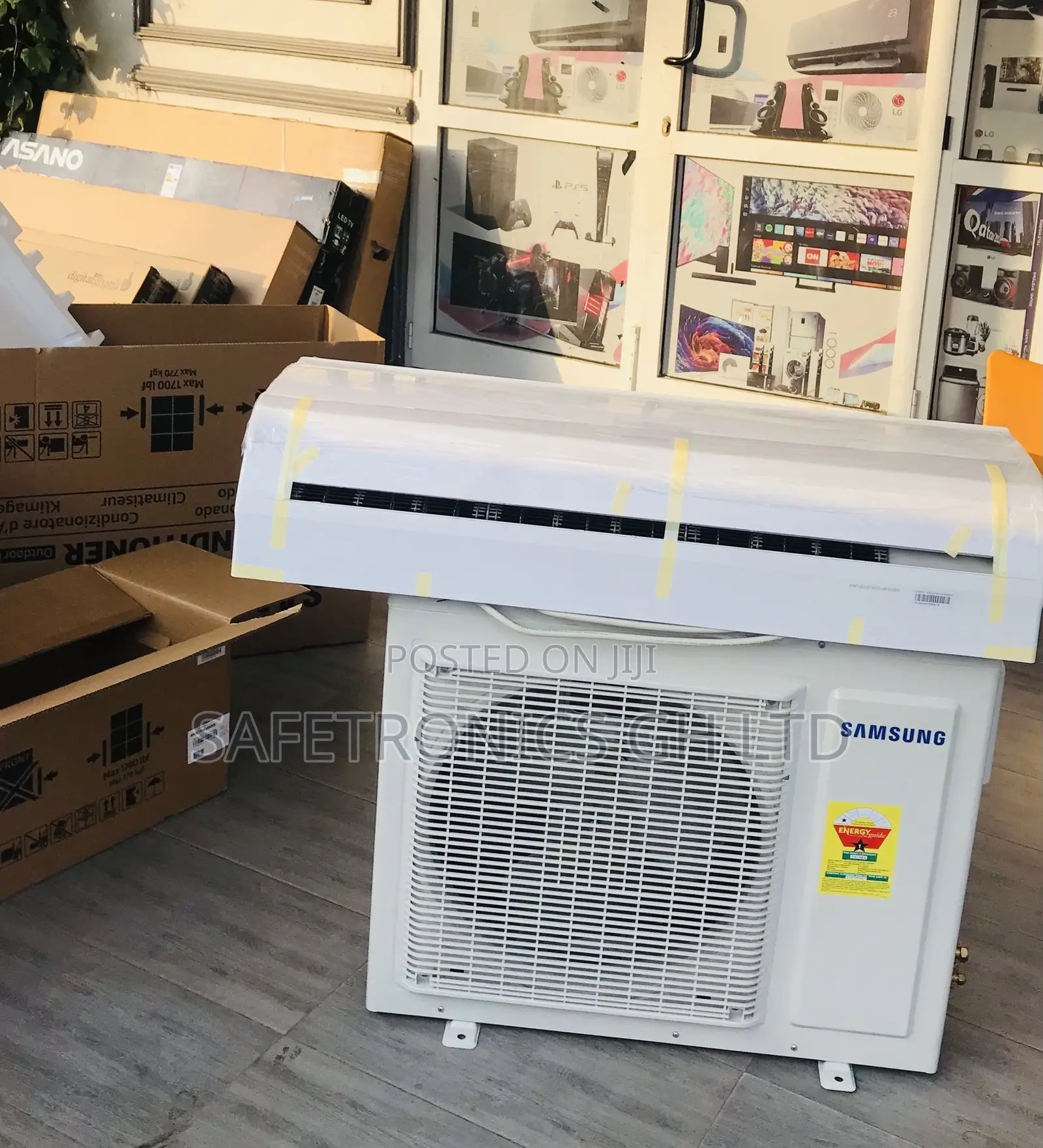 White R410 1.5hp Inverter Samsung Gas AC 
