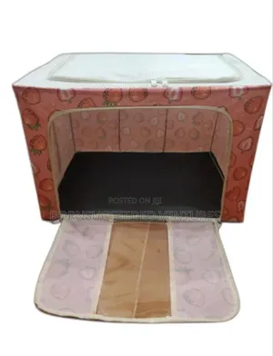 Non Woven Printed Foldable Cloth Storage Box, Capacity: 5kg