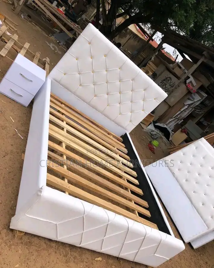 Double Bed Frame With Drawer Side