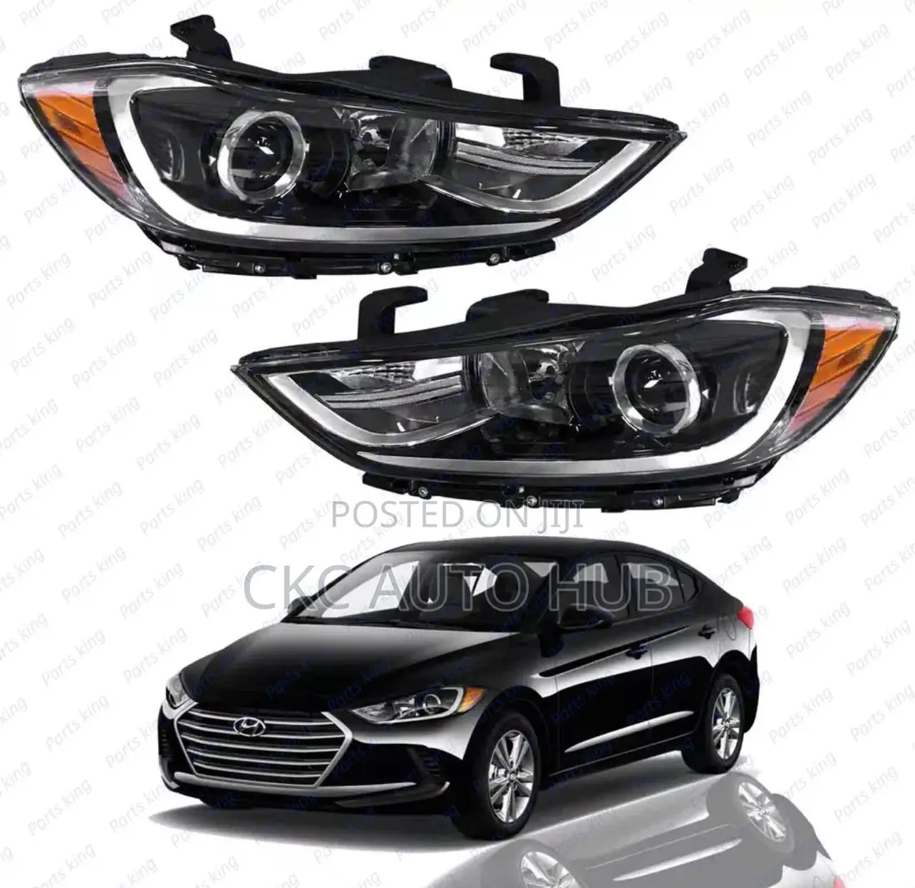 Elantra 2017 2018 Headlight Pair