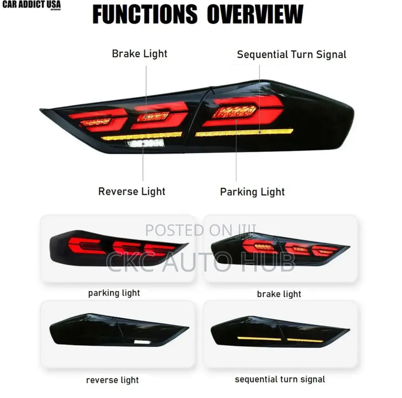 Hyundai Elantra 2017 2018 Tail Lamp LED