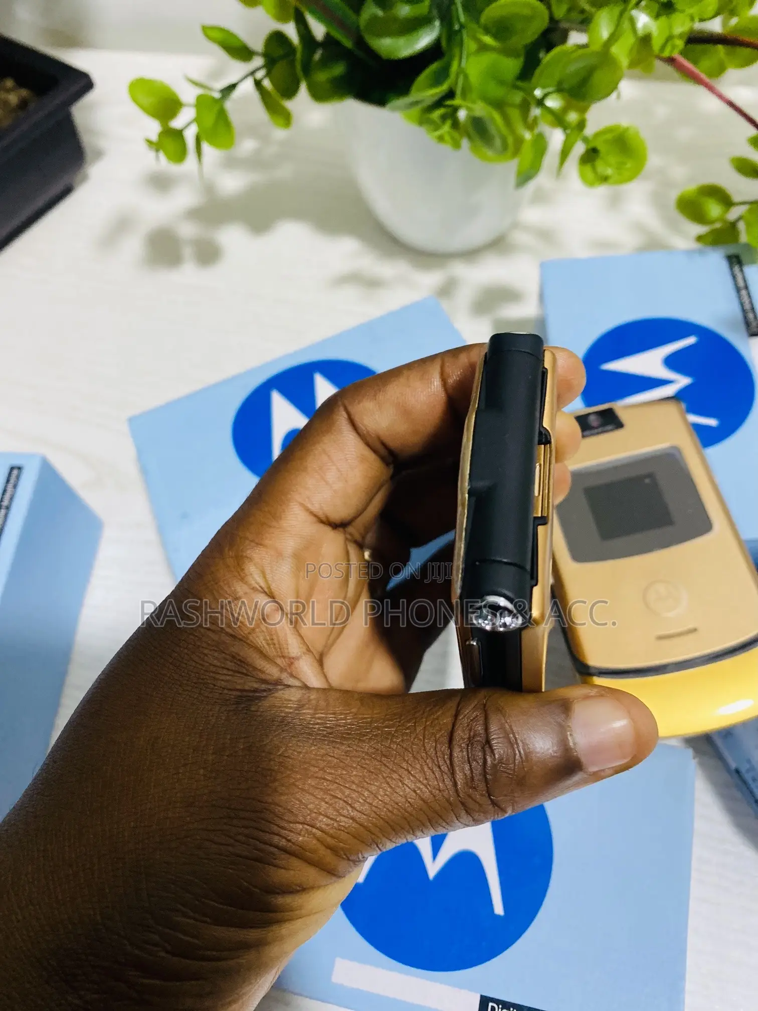 New Motorola RAZR V3 Gold
