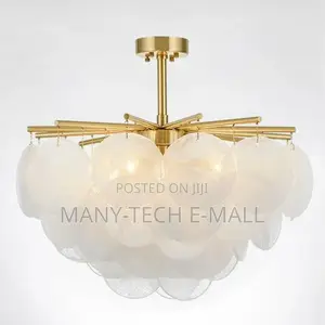 Simple Crystal Chandelier.
