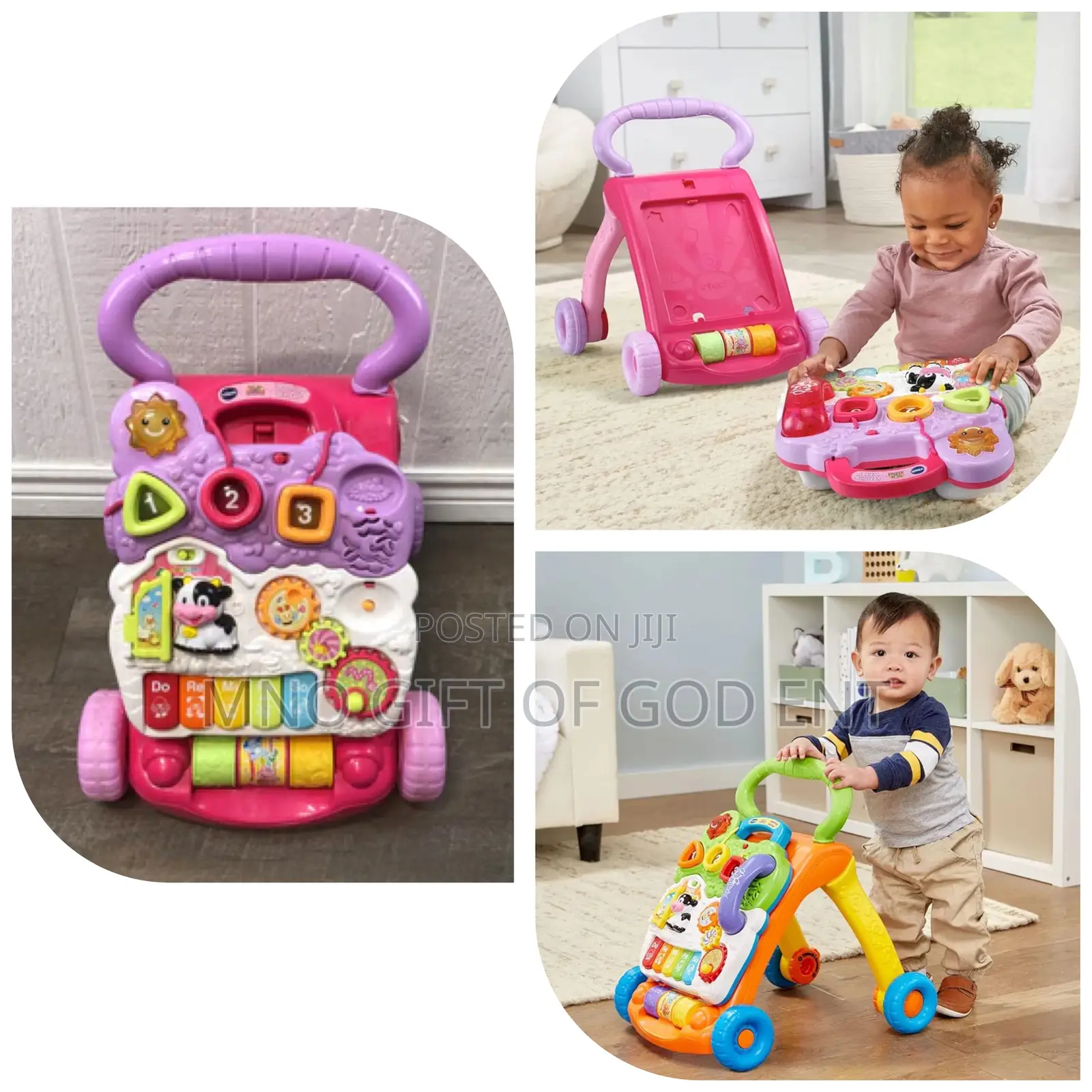 Vtech Sit-to-Stand Learning Walker Pink