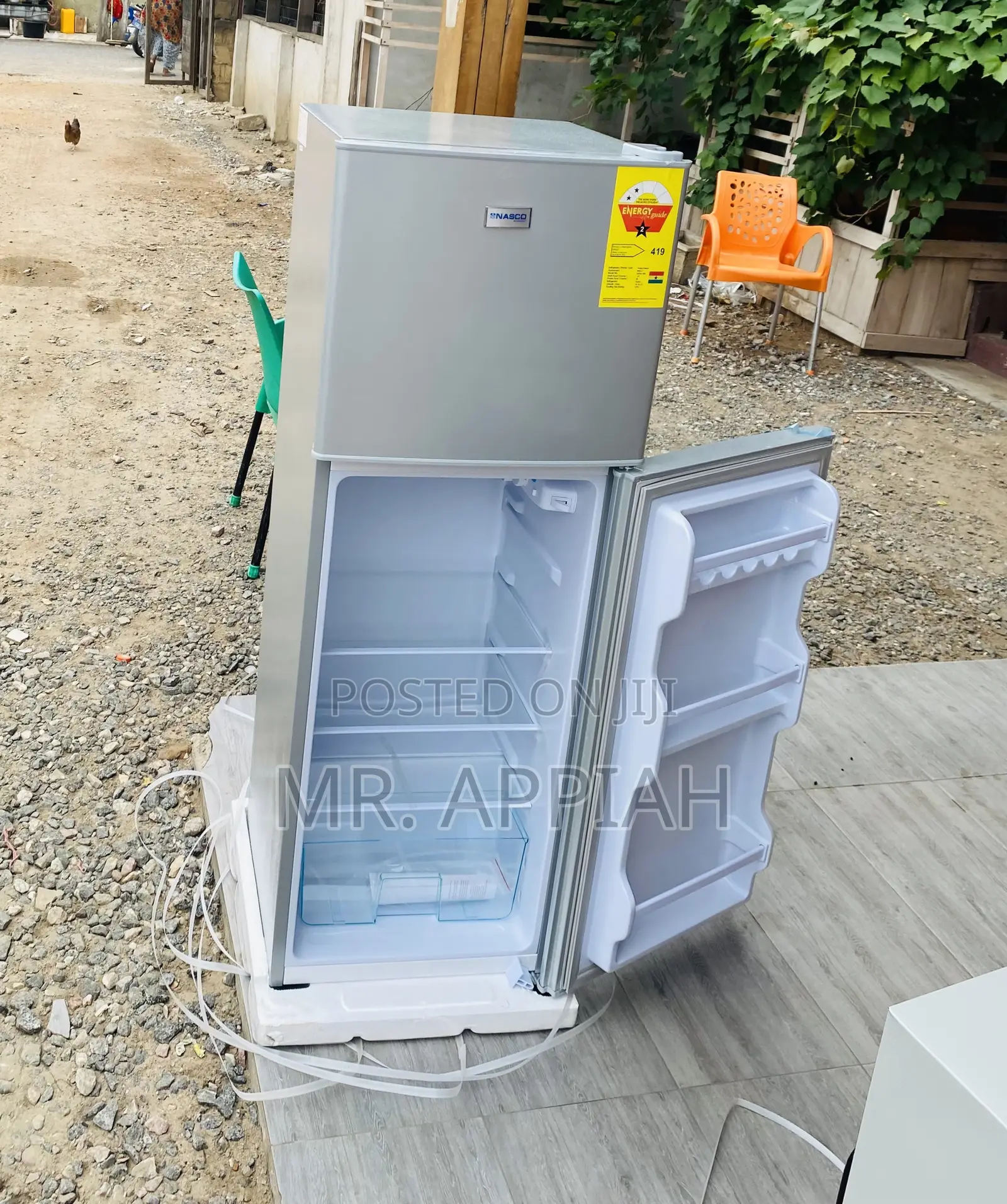 Shop Nasco Nasf2-18fl Top Freezer Electric Fridge(Gray).