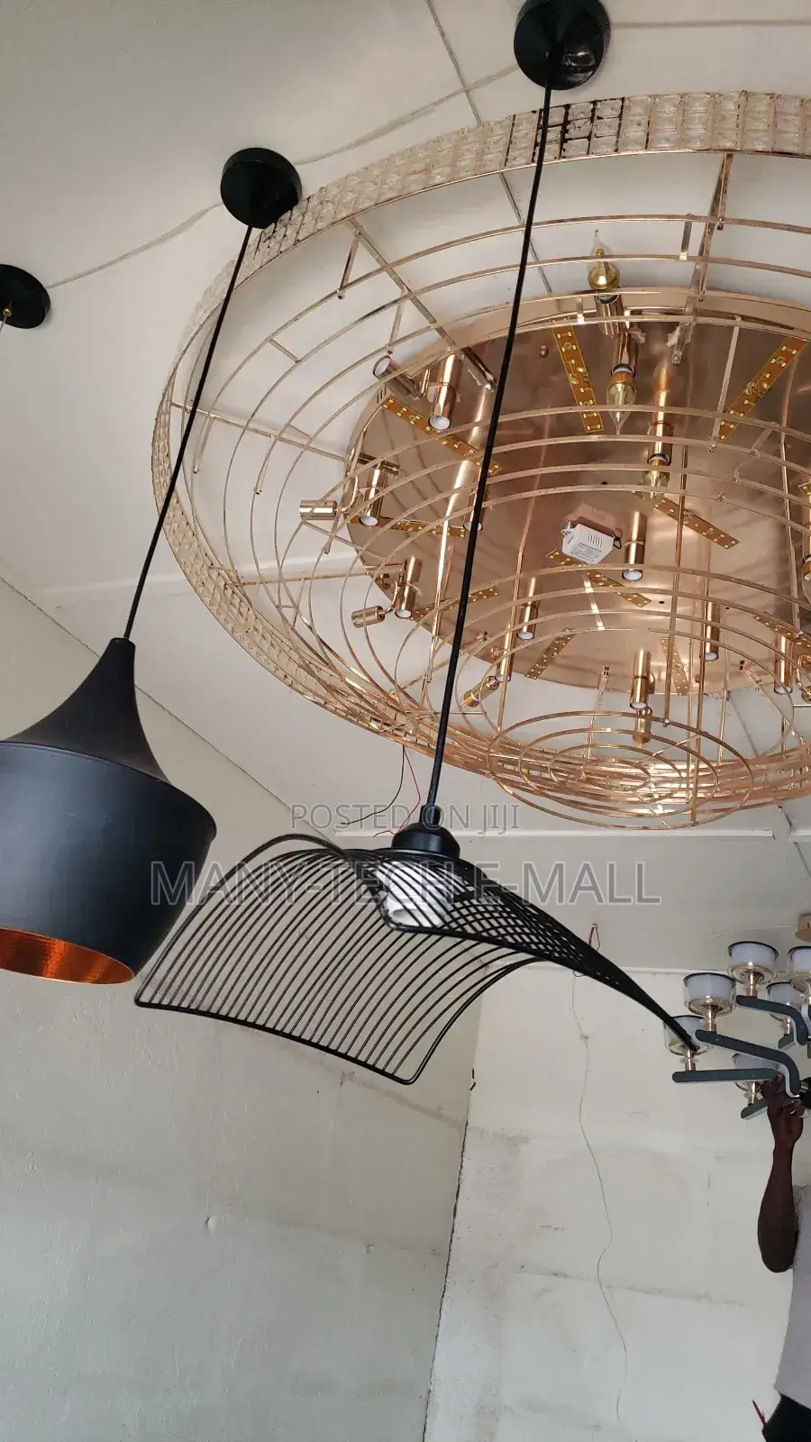 Black Single Pendant/ Hanging Lights