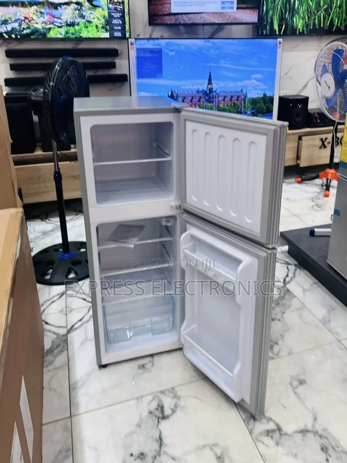 High Quality Sleek Double Door Fridge Nasco Nasf2-18fl B