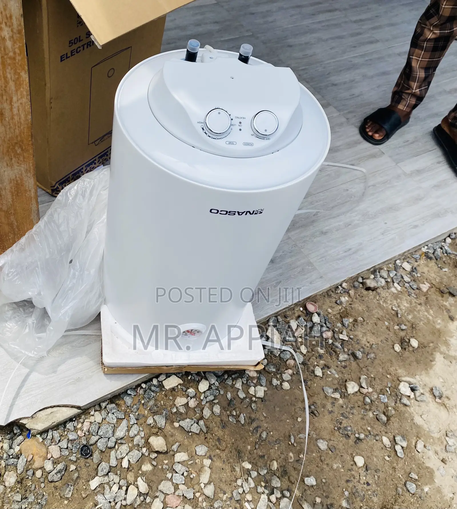 Purchase Original Nasco 50L Electric Water Heater(White).