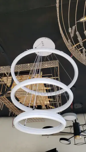 New White Chandelier LED Light.