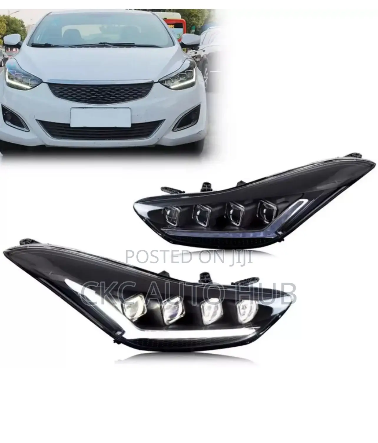 Hyundai Elantra 2011 2012 2013 2014 Led Headlight