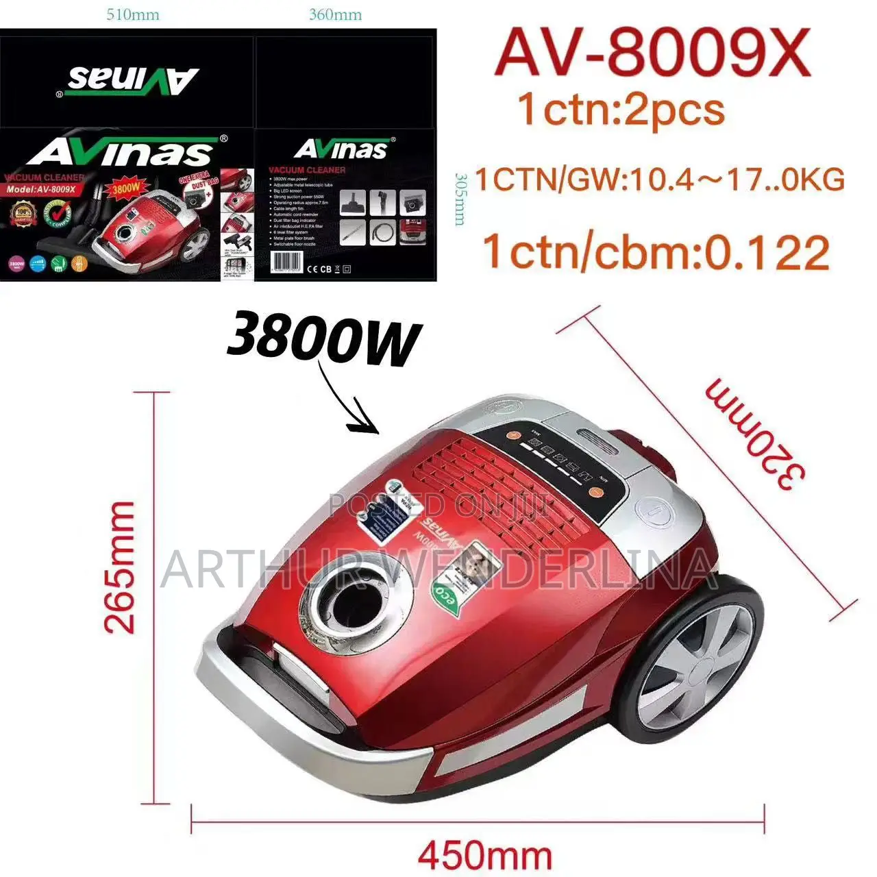 Avinas Vacuum Cleaner