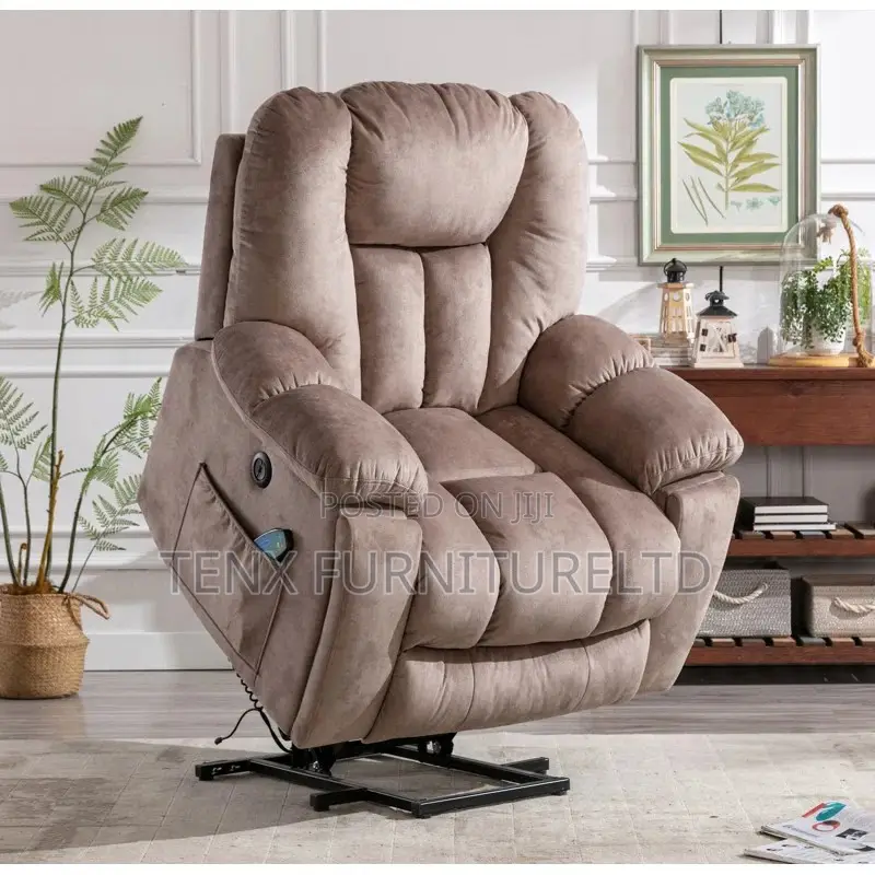 Recliner Sofa (Velvet Fabric) Accent